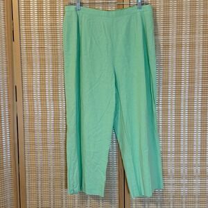 Prestige Sportswear Mint Green High Waist Straight Leg Pants Vintage 16P USA